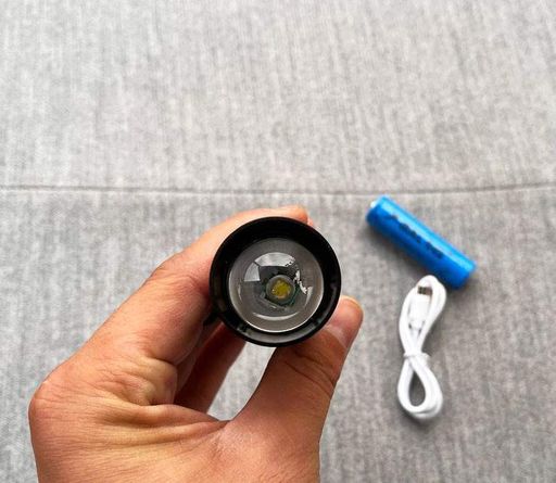 Мощный яркий светодиодный ручной аккумуляторный фонарь BL-W545 1011 CREE T6 качественный фонарик zoom 18650 (1180448)