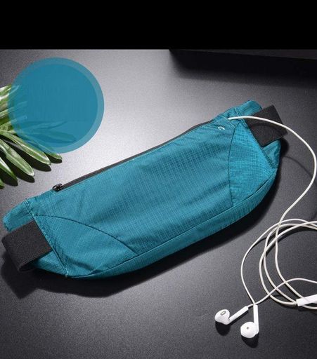Сумка для бега и спорта на пояс RunningBag Влагозащитная Blue (R051078) (1184251)