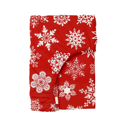 Набір простирадло на резинці 180х200 SNOW RED LILAC COSAS (4822052380390) (1190909)