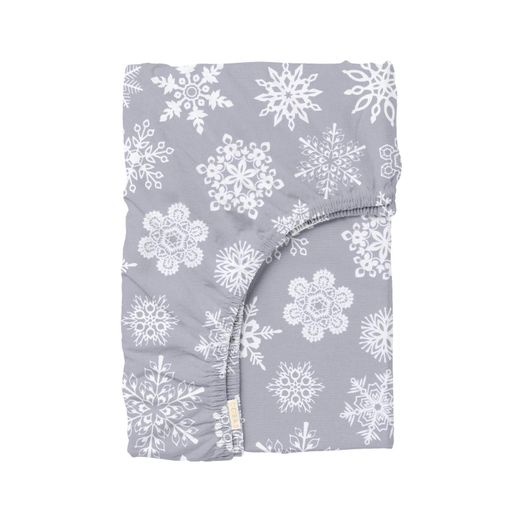Простирадло на резинці 120х200 SNOWFLAKES CS2 COSAS (4822052367827) (1193137)