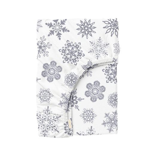 Простирадло на резинці 160х200х25 SNOWFLAKES COSAS (4822052368084) (1193142)