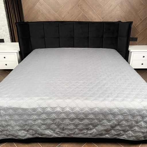 Покрывало 180х220 Dana Deco narzuta ромб серый светло-серый микрокоттон (. 9985997) (1198323)
