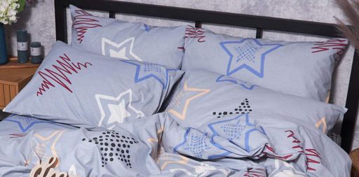 Набор наволочек Moon&Star Бязь Gold Люкс Light Stars 40х40 2 шт (1201081)