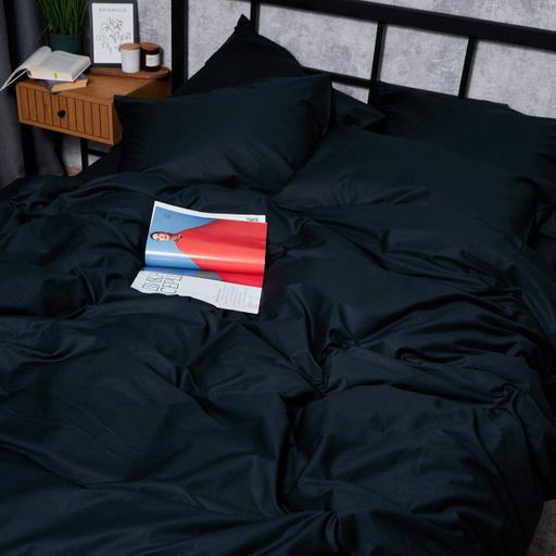 Набор наволочек Moon&Star Satin Premium Black Velvet 40х40 2 шт (1201327)