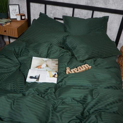Набор наволочек Moon&Star Satin Stripe Mystic Green 40х40 2 шт (1201332)