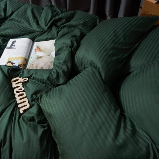 Набор наволочек Moon&Star Satin Stripe Mystic Green 50х70 2 шт (1201334)
