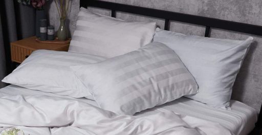 Набор наволочек Moon&Star Satin Stripe Royal White 60х60 2 шт (1201355)