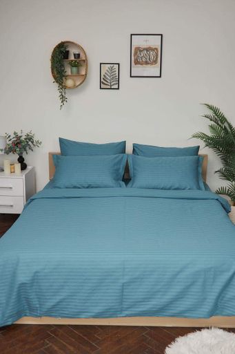 Підковдра Moon&Star Satin Stripe Stripe Green Євро 200 x 220 см (1201675)