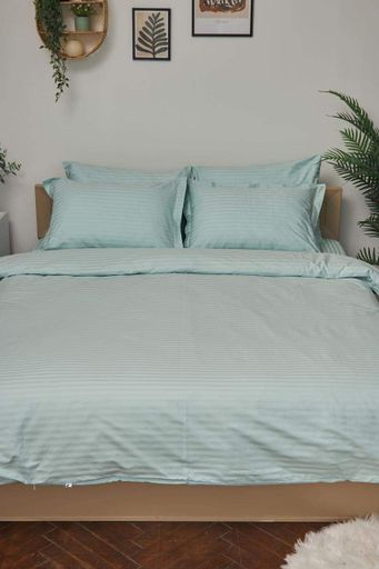 Підковдра Moon&Star Satin Stripe Stripe Mint Двоспальна 175 x 210 см (1201678)