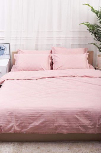 Підковдра Moon&Star Satin Stripe Stripe Pink Полуторна 143 x 210 см (1201701)