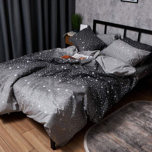 Пододеяльник Moon&Star Бязь Gold Люкс Night Sky Евро 200 x 220 см (1201879)