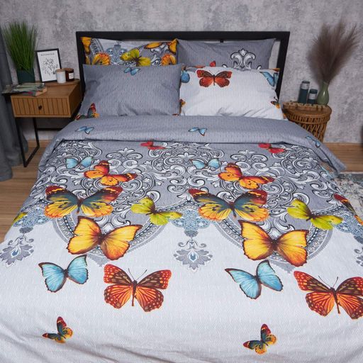 Пододеяльник Moon&Star Микросатин Premium Butterfly Dream Евро 200 x 220 см (1202020)