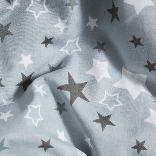 Пододеяльник Moon&Star Бязь Gold Люкс Silver Stars Евро 200 x 220 см (1202121)