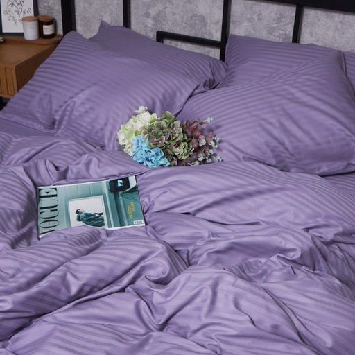 Набор наволочек Moon&Star Satin Stripe Soft Lilac 40х40 2 шт (1204252)
