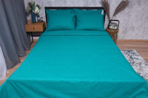 Підковдра Moon&Star Бязь Gold Люкс Green Deep King Size 220 x 240 см (1204400)