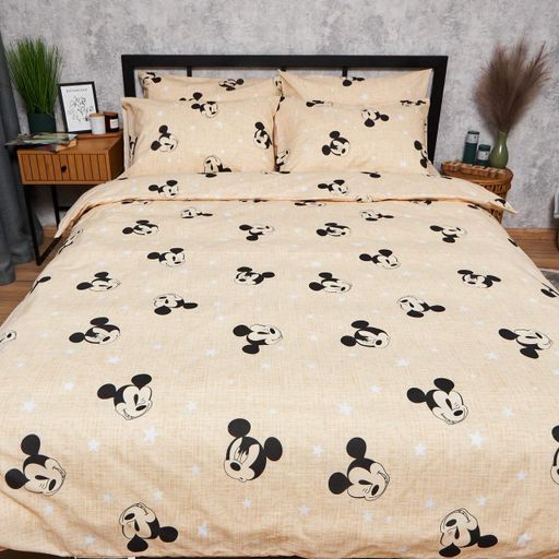 Пододеяльник Moon&Star Бязь Gold Люкс Mickey Mouse Полуторное 143 x 210 см (1204425)