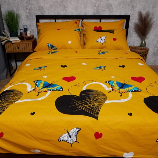 Пододеяльник Moon&Star Бязь Gold Люкс Butterfly Bloom Полуторна 143 x 210 см (1204666)