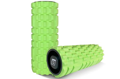 Массажный ролик Grid Roller 33 см v.1.1 прочный массажер (салатовый) EasyFit CL0148026 (1206807)