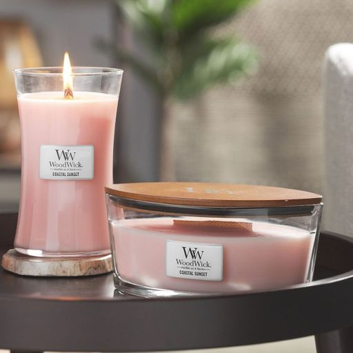 Ароматическая свеча в стакане WoodWick Hourglass Candle Coastal Sunset, 453 г