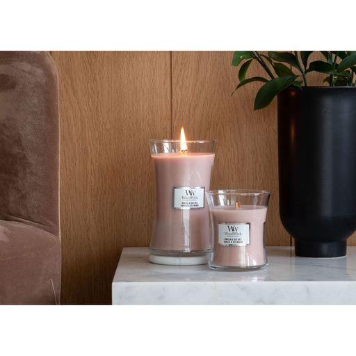 Ароматична свічка в склянці WoodWick Hourglass Candle Vanilla & Sea Salt, 609 г