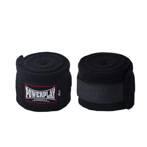 Бинти для боксу Power Play 3047 4 м, Black (1207416)