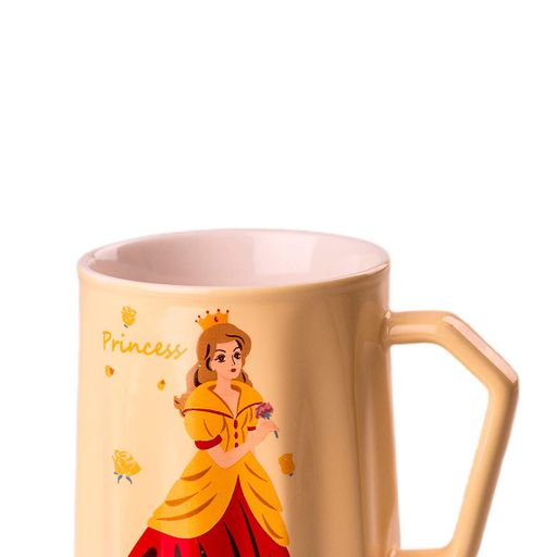 Чашка керамическая 450 мл Princess Happy Life желтый (1207862)