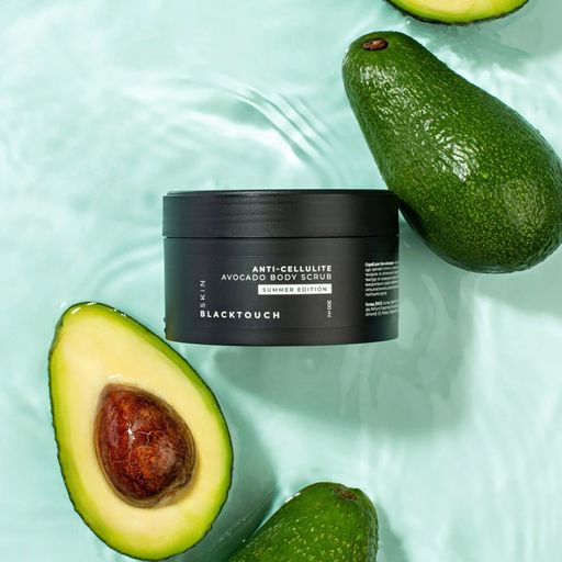 Антицеллюлитный сахарный скраб для тела BlackTouch Skin Anti-Cellulite Avocado Body Scrub Summer Edition, 200 мл