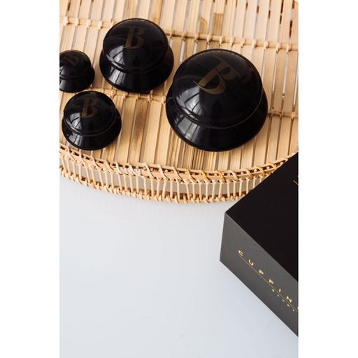 Набор антицеллюлитных вакуумных банок для тела BlackTouch Anti-Cellulite Cupping Set черный, 4 шт
