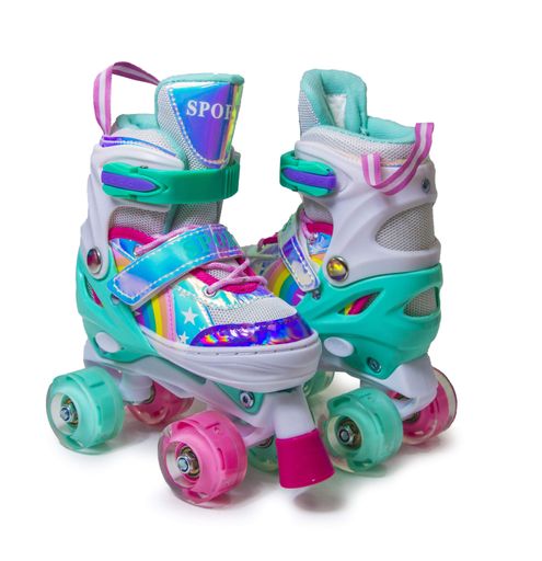 Розсувні ролики квади Scale Sports 34-37 Rainbow Tiffany (1962757043) (1208963)