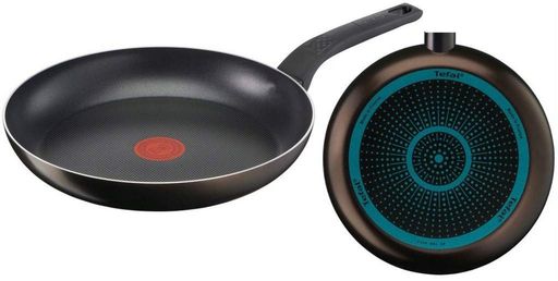 Сковородка Tefal Easy Cook Clean 30 см (B5540673), с титановым антипригарным покрытием (1209264)