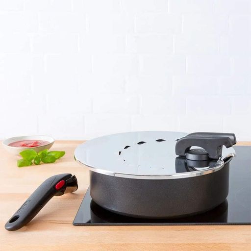 Крышка Tefal для серии Ingenio с защитой от разбрызгивания 20-28 см (L9829853) для сковороды и кастрюли (1209604)