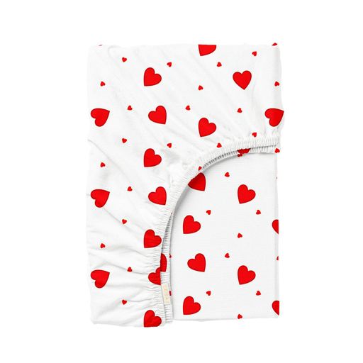 Набір простирадло на резинці 160х200 RUBY HEARTS COSAS (4822052399064) (1209678)