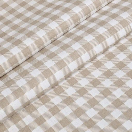 Простирадло на резинці 160х200х20 BEIGE CHECK COSAS (4822052402399) (1209830)
