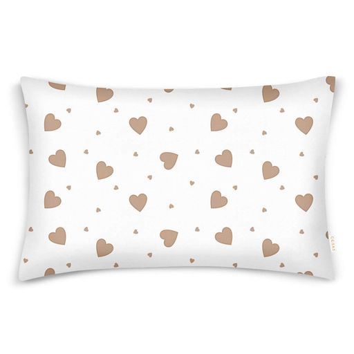Постільна білизна з простирадлом на резинці BEIGE HEARTS CS1 COSAS