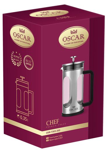 Френч-прес Oscar Chef, 0.35 л (6908253) (1210475)