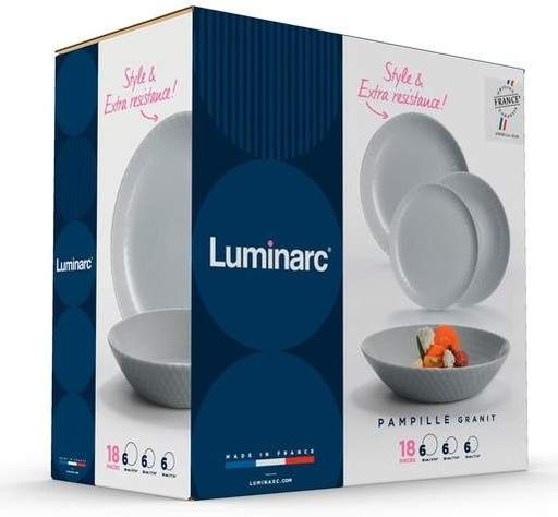 Сервіз Luminarc Pampille Granit, 18 предметів (6785912) (1211026)