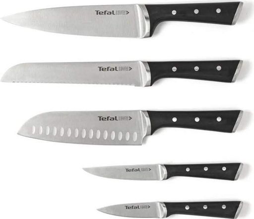 Набір ножів Tefal Ice Force у дерев`яній колоді 5 предметів (K232S574) (1211137)