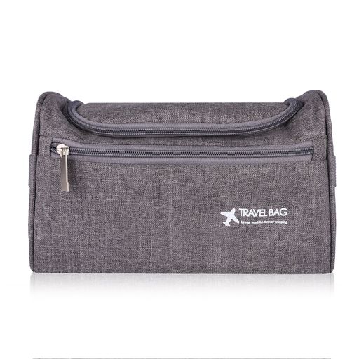 Косметичка-органайзер Travel Bag серая, 15*14*24 см (178-2)
