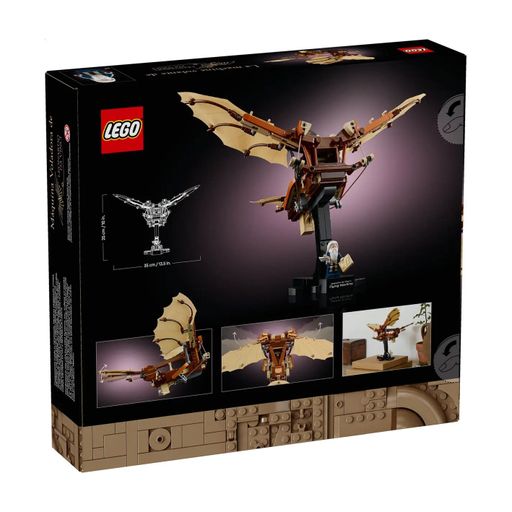 Конструктор LEGO Icons Confidential Летательный аппарат Леонардо да Винчи, 493 детали, от 18 лет (10363)