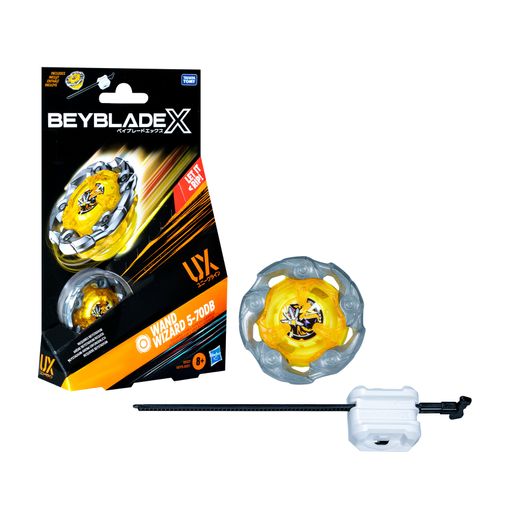 Игрушка-юла Beyblade X Wand Wizard 5-70DB UX Starter Pack с пусковым устройством, от 8 лет (G0175/G1537)