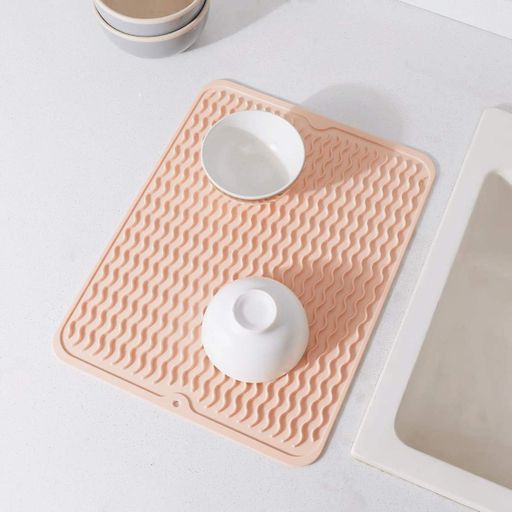 Коврик силиконовый для сушки посуды Silicone Mat 30 х 40 см (179 BM) Бежевый (1215380)