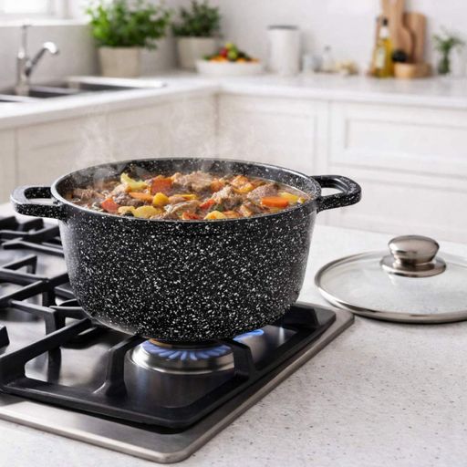 Каструля Styleberg 5.8 л (ST-3024) Гранітне покриття (1215542)