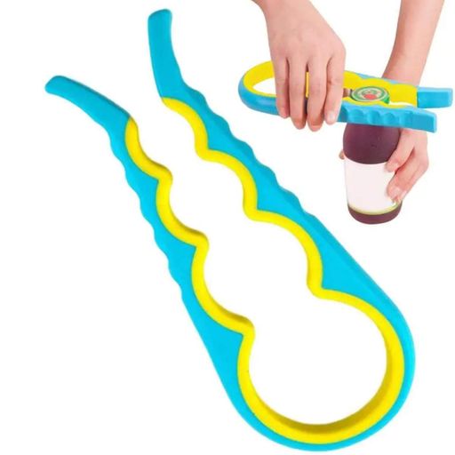 Відкривачка для пляшок та банок Opener Kitchen Tool 4 в 1 Синій (1215722)