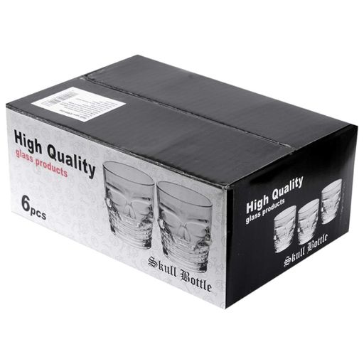 Набір чарок High Quality Череп 6 шт 50 мл (R29804) Grey (1215738)