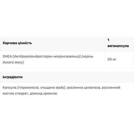 ДГЭА Bluebonnet Nutrition Intimate Essentials DHEA 50 mg 60 Veg Caps (1216251)