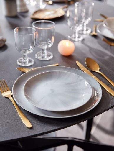 Тарілка десертна Luminarc Diwali Marble Granit 19 см (6582597) (1216598)