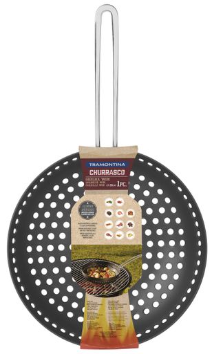 Сковорода ВОК для гриля Tramontina Barbecue, 26 см. (6584529) (1216599)