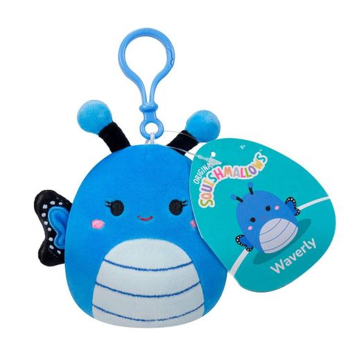 Метелик Вейверлі М'яка іграшка на кліпсі Squishmallows SQCP00220, 9 см (1216904)