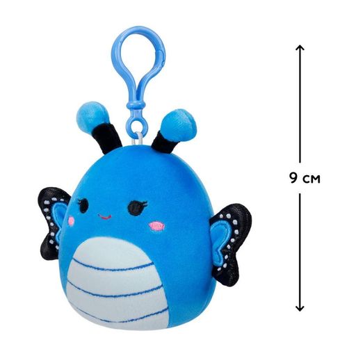 Метелик Вейверлі М'яка іграшка на кліпсі Squishmallows SQCP00220, 9 см (1216904)