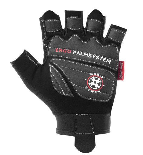 Рукавички для фітнесу та важкої атлетики Power System Man Power PS-2580 XS Black-Grey (1216968)